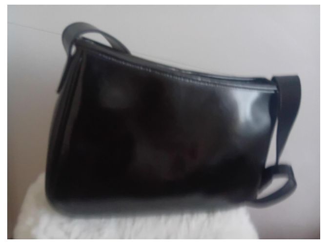 Longchamp Roseau borsa a tracolla pelle nera - vista 3