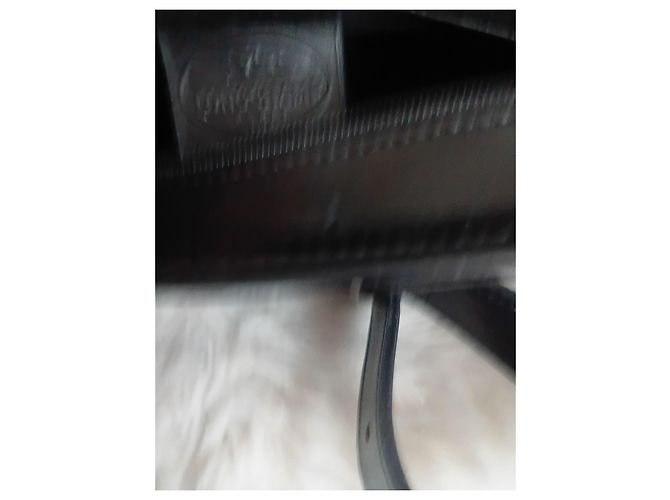 Longchamp Roseau borsa a tracolla pelle nera - vista 7