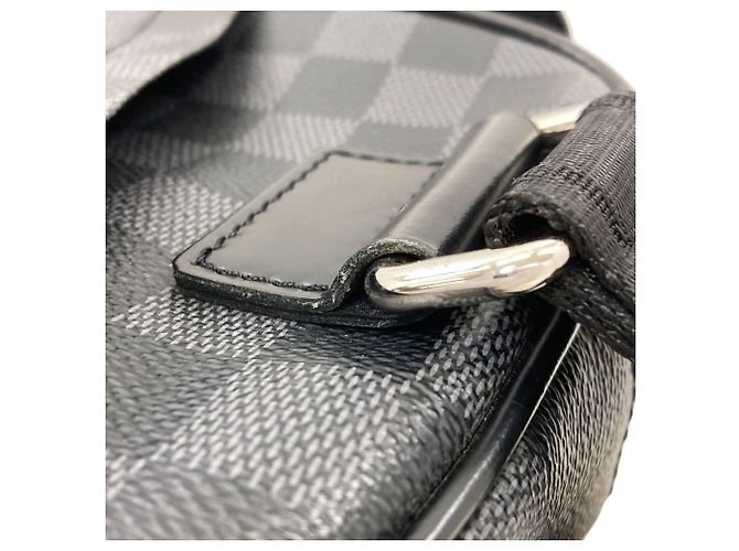 Borsa Sling Louis Vuitton Damier Graphite - vista 12