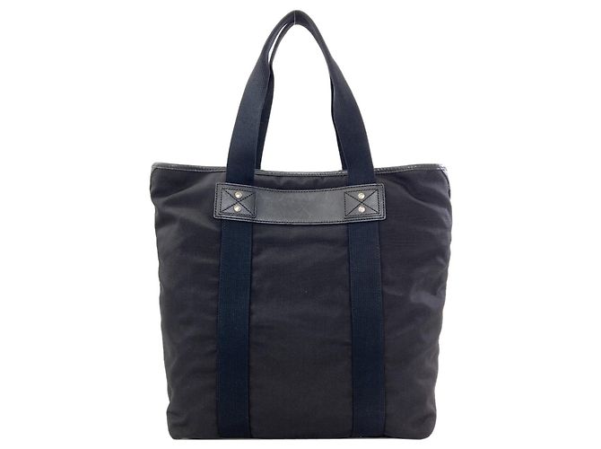 Borsa Tote Gucci Logo Nera in Nylon - vista 2