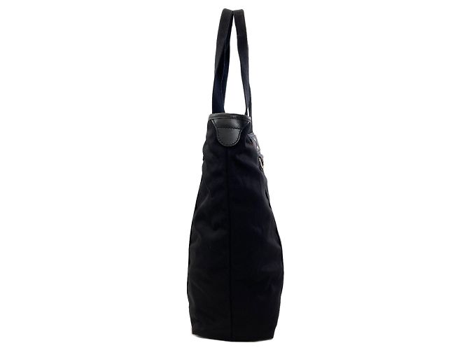 Borsa Tote Gucci Logo Nera in Nylon - vista 3