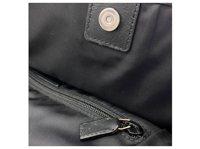 Borsa Tote Gucci Logo Nera in Nylon - vista 8