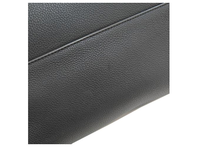 Borsa Tote Loewe Buckle in pelle di vitello nera - vista 15