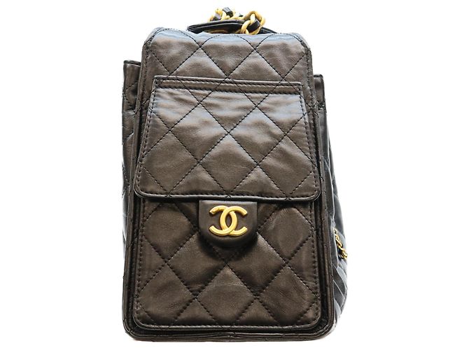 Borsa a tracolla Chanel AS5293 in pelle di vitello nera - vista 4