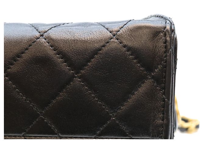 Borsa a tracolla Chanel AS5293 in pelle di vitello nera - vista 6