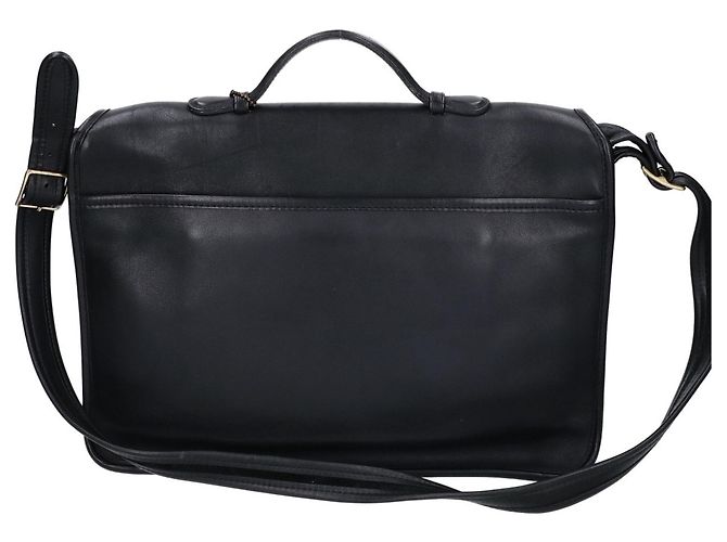 COACH Old Coach 066-9211 Borsa a tracolla in pelle con patta e chiusura turnlock - vista 3