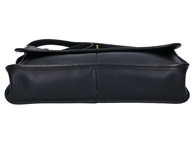 COACH Old Coach 066-9211 Borsa a tracolla in pelle con patta e chiusura turnlock - vista 5