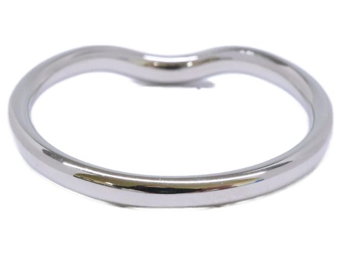 Autre Marque Anillo de banda curva Elsa Peretti Tiffany & Co. de platino - vista 3