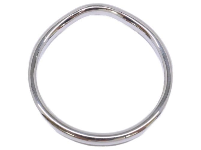 Autre Marque Anillo de banda curva Elsa Peretti Tiffany & Co. de platino - vista 6