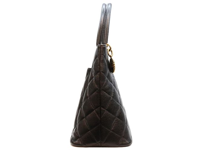 Borsa Tote Chanel Reissue in pelle Caviar nera - vista 2