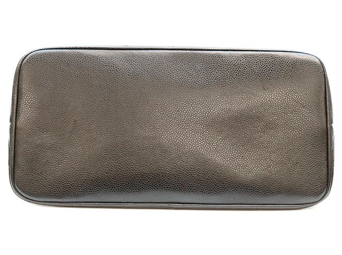 Borsa Tote Chanel Reissue in pelle Caviar nera - vista 5