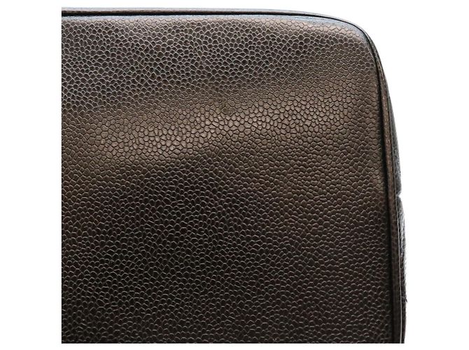 Borsa Tote Chanel Reissue in pelle Caviar nera - vista 6