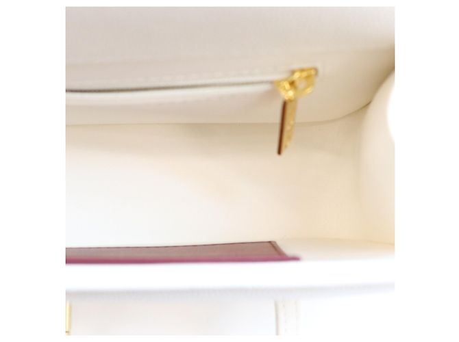 Borsa a tracolla Chanel Coco Small Flap in pelle caviar bianca stile preppy - vista 8