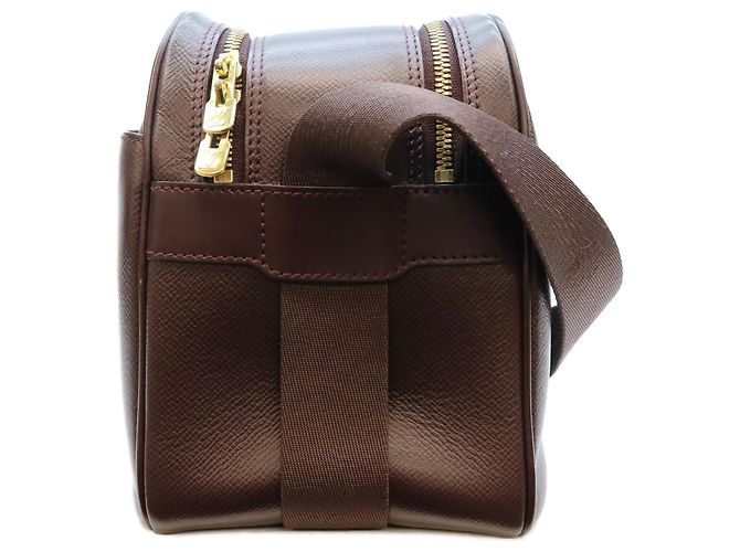Borsa a tracolla Louis Vuitton Acajou Taiga Reporter - vista 2