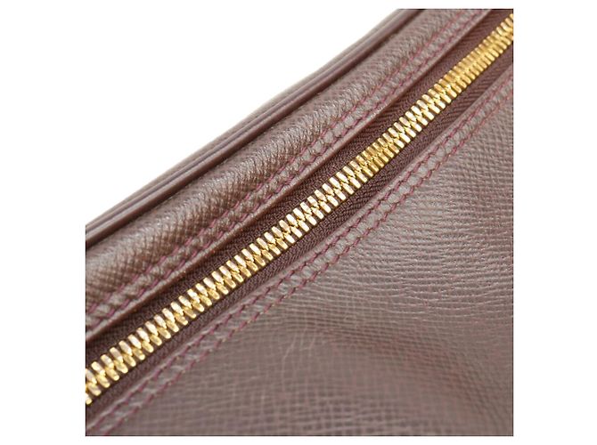 Borsa a tracolla Louis Vuitton Acajou Taiga Reporter - vista 8