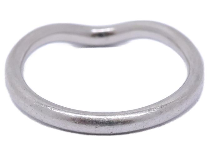 Autre Marque Tiffany & Co. PT950 Elsa Peretti Curved Band Ring - Ansicht 3