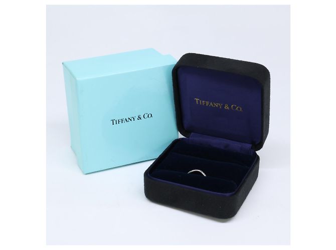 Autre Marque Tiffany & Co. PT950 Elsa Peretti Curved Band Ring - Ansicht 7