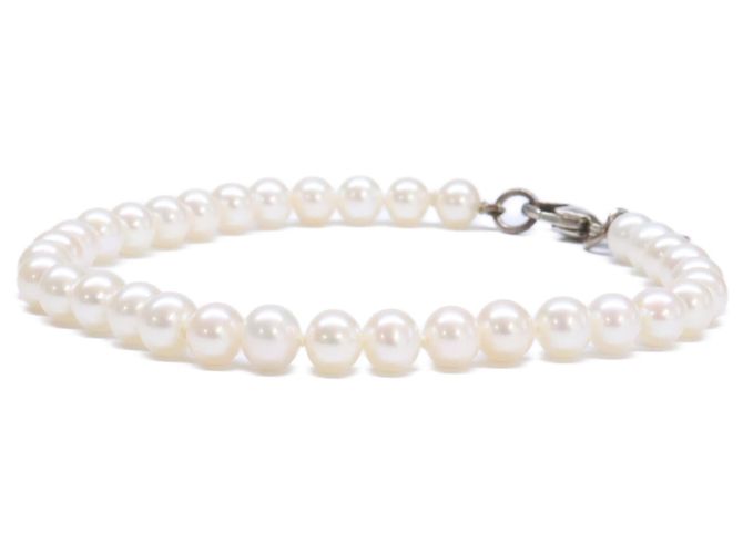 Autre Marque Bracciale con ciondolo in perle d'acqua dolce Tiffany & Co. in argento - vista 2