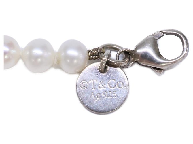 Autre Marque Bracciale con ciondolo in perle d'acqua dolce Tiffany & Co. in argento - vista 5