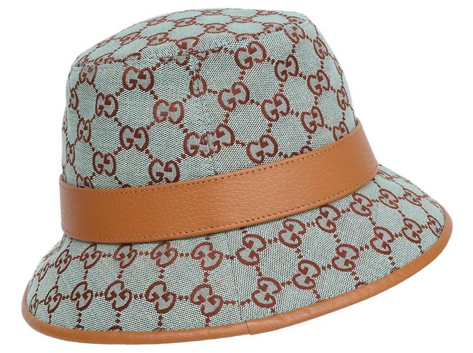 Cappello a secchiello Gucci in tela GG - vista 5