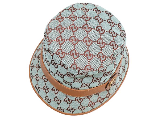 Cappello a secchiello Gucci in tela GG - vista 6