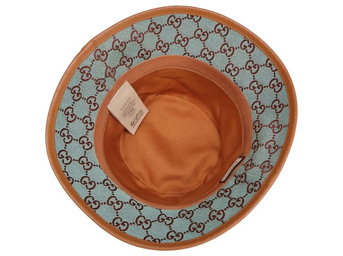 Cappello a secchiello Gucci in tela GG - vista 7