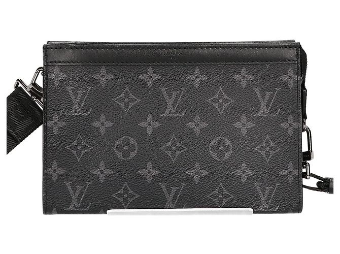 Borsa a tracolla Louis Vuitton Monogram Eclipse Reverse Gaston - vista 3