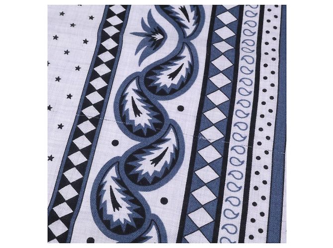 Hermès Sciarpa in seta e cashmere Hermes Les Roues de Phaeton - vista 7