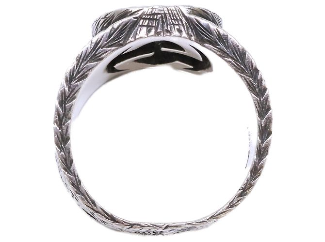 Anello GUCCI Ag925 Interlocking G Arabesque - vista 5