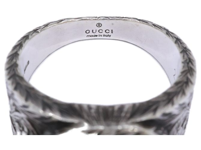 Anello GUCCI Ag925 Interlocking G Arabesque - vista 7