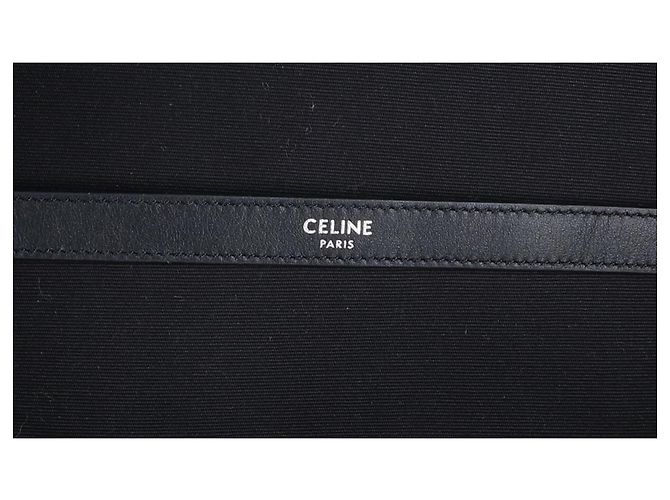 Céline Celine Triomphe Canvas x Calfskin Medium Backpack - view 7