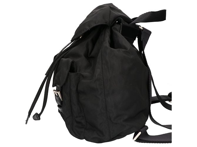 Prada Nylon Triangle Logo Mini Backpack - view 2