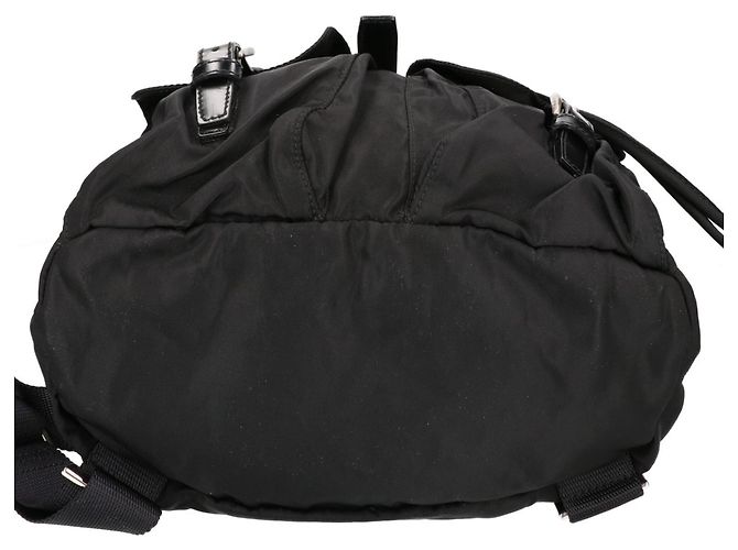 Prada Nylon Triangle Logo Mini Backpack - view 4
