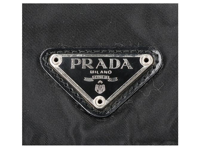 Prada Nylon Triangle Logo Mini Backpack - view 5