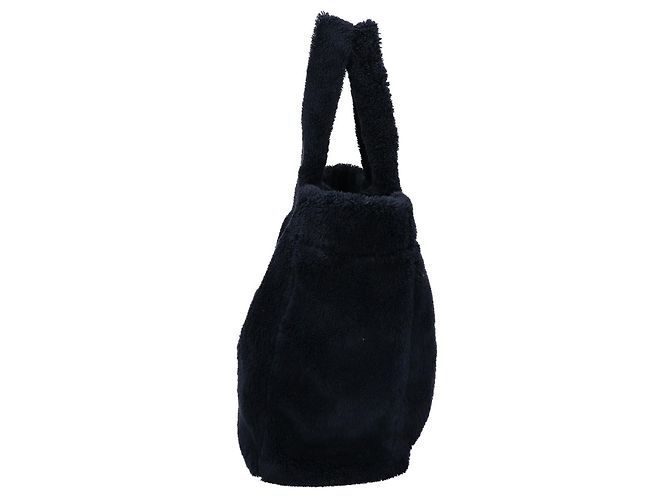 Borsa Tote Prada con logo a placchetta triangolare frontale - vista 2