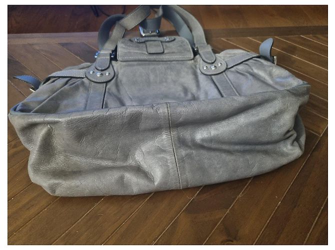 Borsa Longchamp Idole Pelle Grigio Chiaro - vista 4