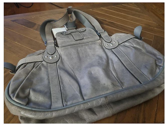 Borsa Longchamp Idole Pelle Grigio Chiaro - vista 6
