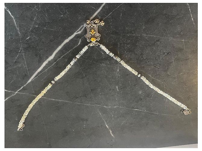Autre Marque Collana Faten Elruby Oriental Oro e Argento - vista 2