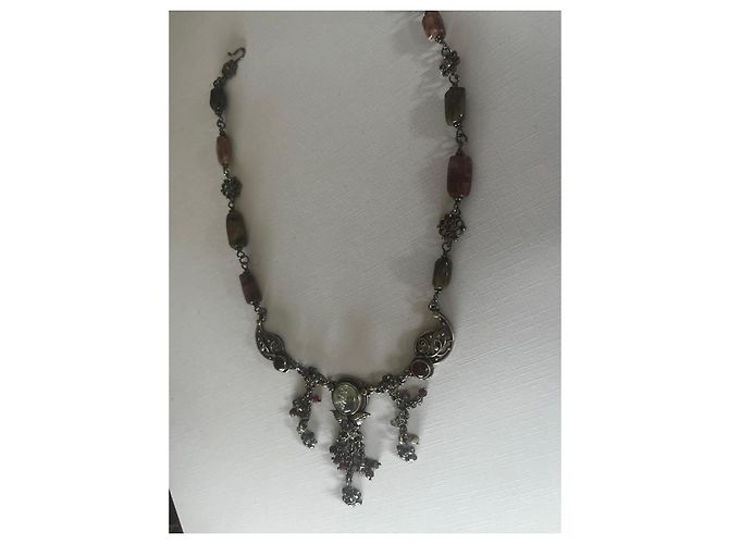 Autre Marque Collana Faten El Roby Oriental Oro e Argento - vista 2