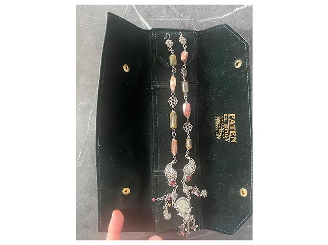 Autre Marque Collana Faten El Roby Oriental Oro e Argento - vista 4