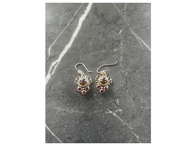Autre Marque Set di gioielli orientali in argento Faten El Ruby - vista 4