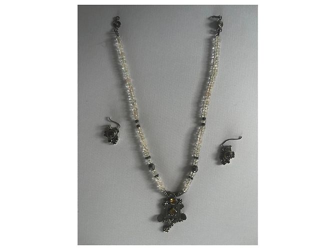 Autre Marque Set di gioielli orientali in argento Faten El Ruby - vista 7