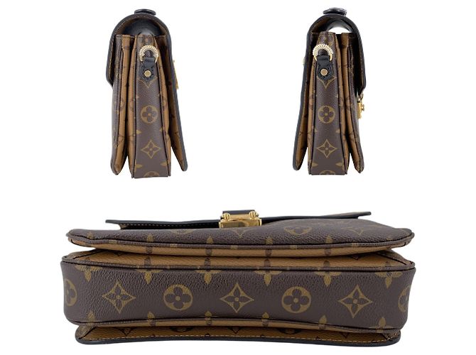 Louis Vuitton Metis Reverse Monogram Handtasche Crossbody Bag Brown - Ansicht 4