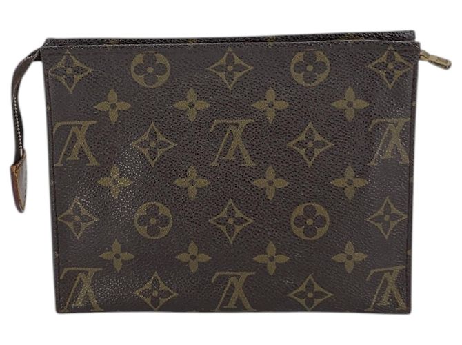 Louis Vuitton Necessaire Vintage Brown Monogram Canvas Poche Toilette 19 - vista 3