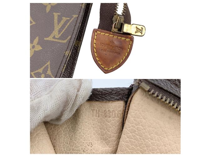 Louis Vuitton Necessaire Vintage Brown Monogram Canvas Poche Toilette 19 - vista 6