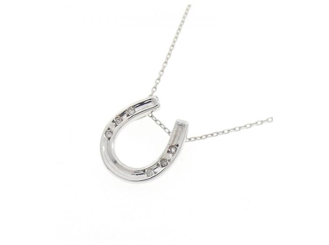 Autre Marque Collana Horseshoe Diamanti - vista 3