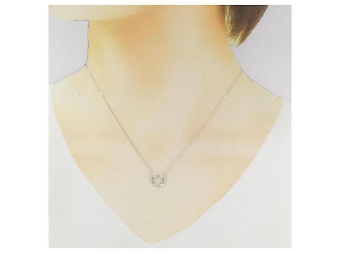 Autre Marque Collana Horseshoe Diamanti - vista 6
