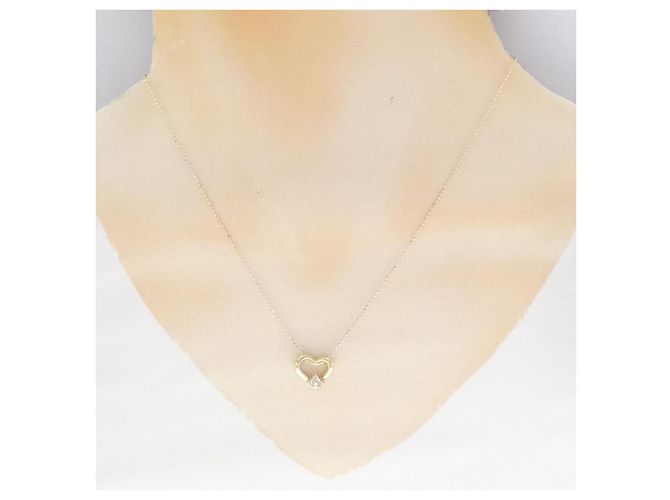 Autre Marque Collana in oro giallo K10 e diamanti - vista 6