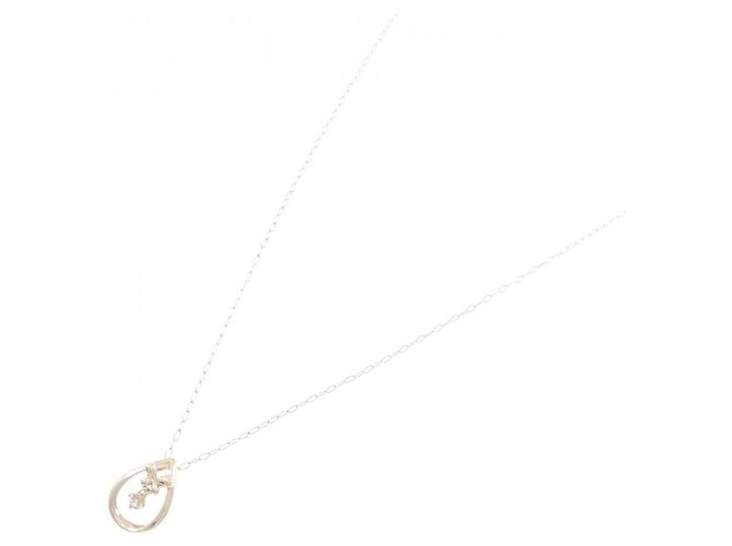 Autre Marque Collana in oro giallo K10 e diamanti - vista 2