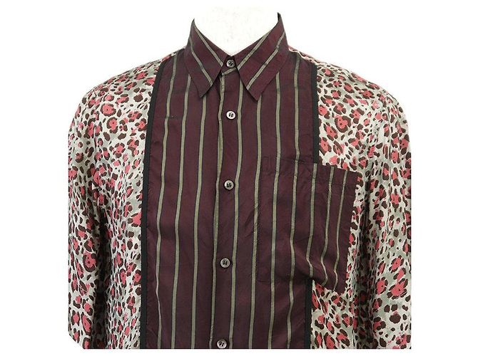 Camicia a maniche corte in cupro Dries Van Noten - vista 2